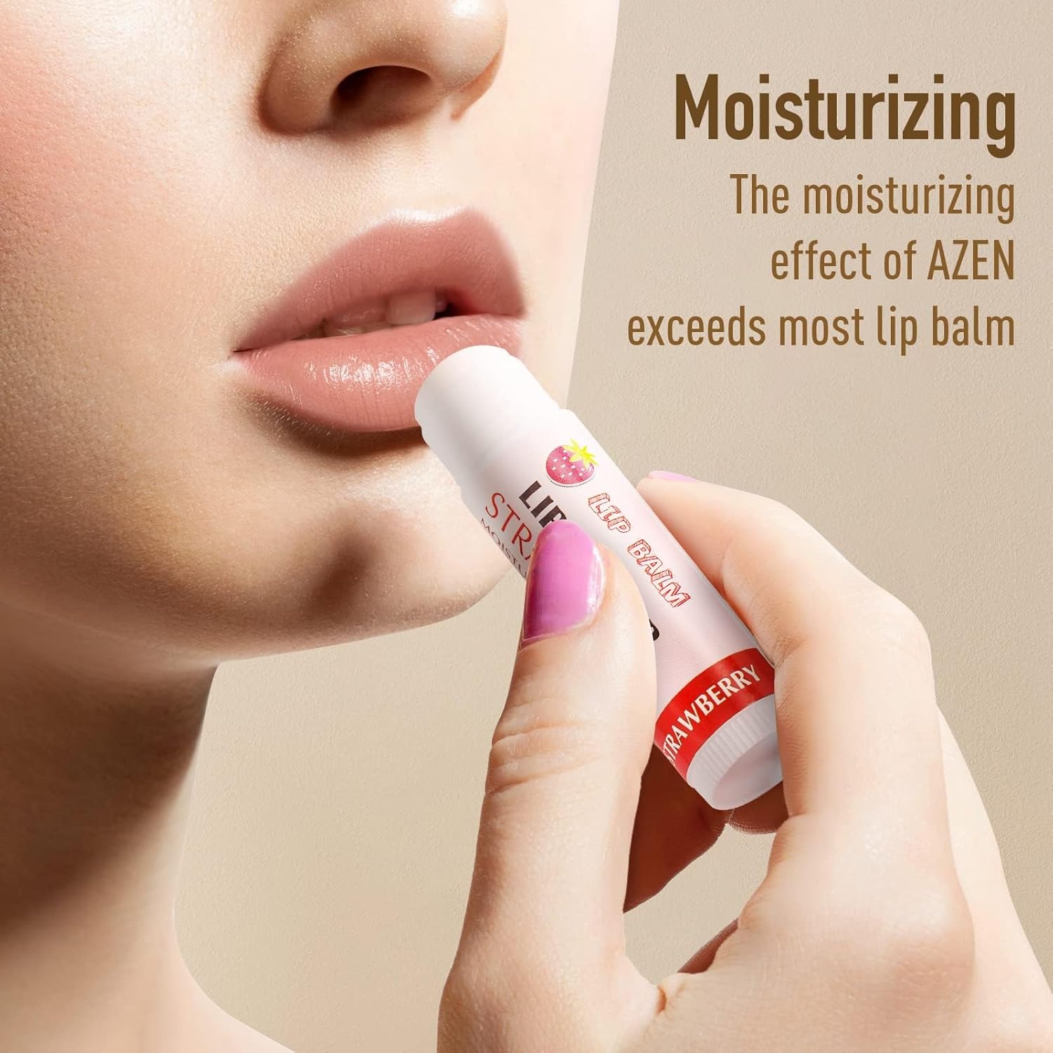 Detalle 2 de AZEN 200 Pack Lip Balm Moisturizing 12 flavors 🍯
