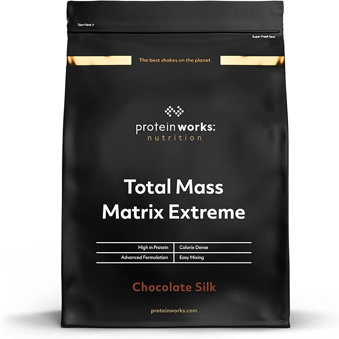 Detalle de The Protein Works Total Mass Matrix Extreme 💪 Chocolate 2.12kg