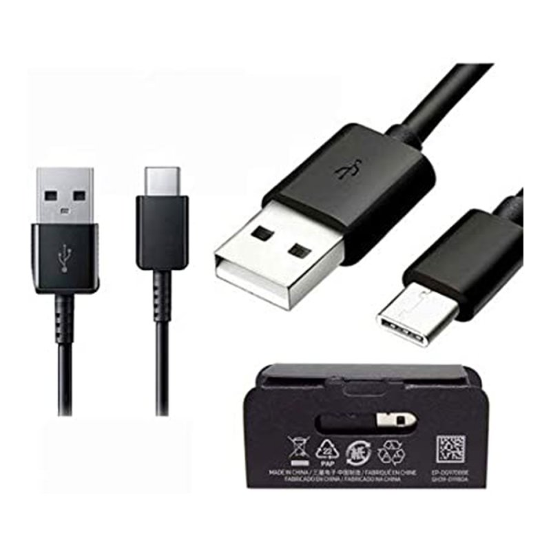 Thumbnail 1 de Cable Samsung USB-A a USB-C Oficial 1m Blanco: sincronización y carga rápida