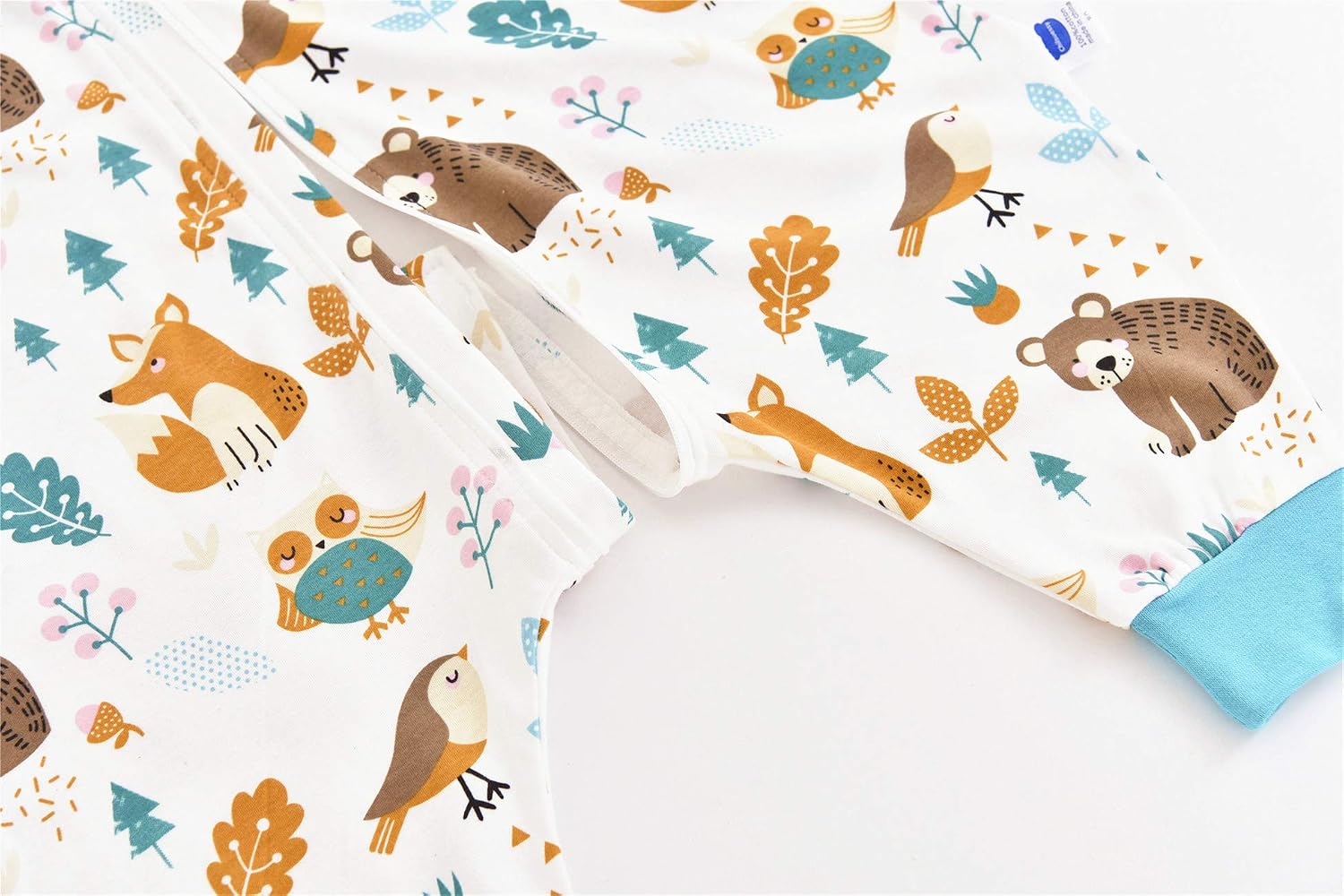 Detalle 2 de Chilsuessy Baby Schlafsack Sommer mit Füßen 0.5 Tog – 100% Baumwolle, 90 cm (Babyhöhe 100–110 cm) von Panda Home