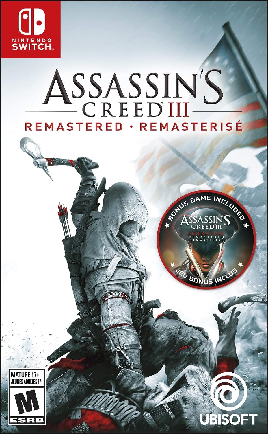 Detalle de Assassin’s Creed 3 + Assassin’s Creed Liberation Remaster sur Nintendo Switch