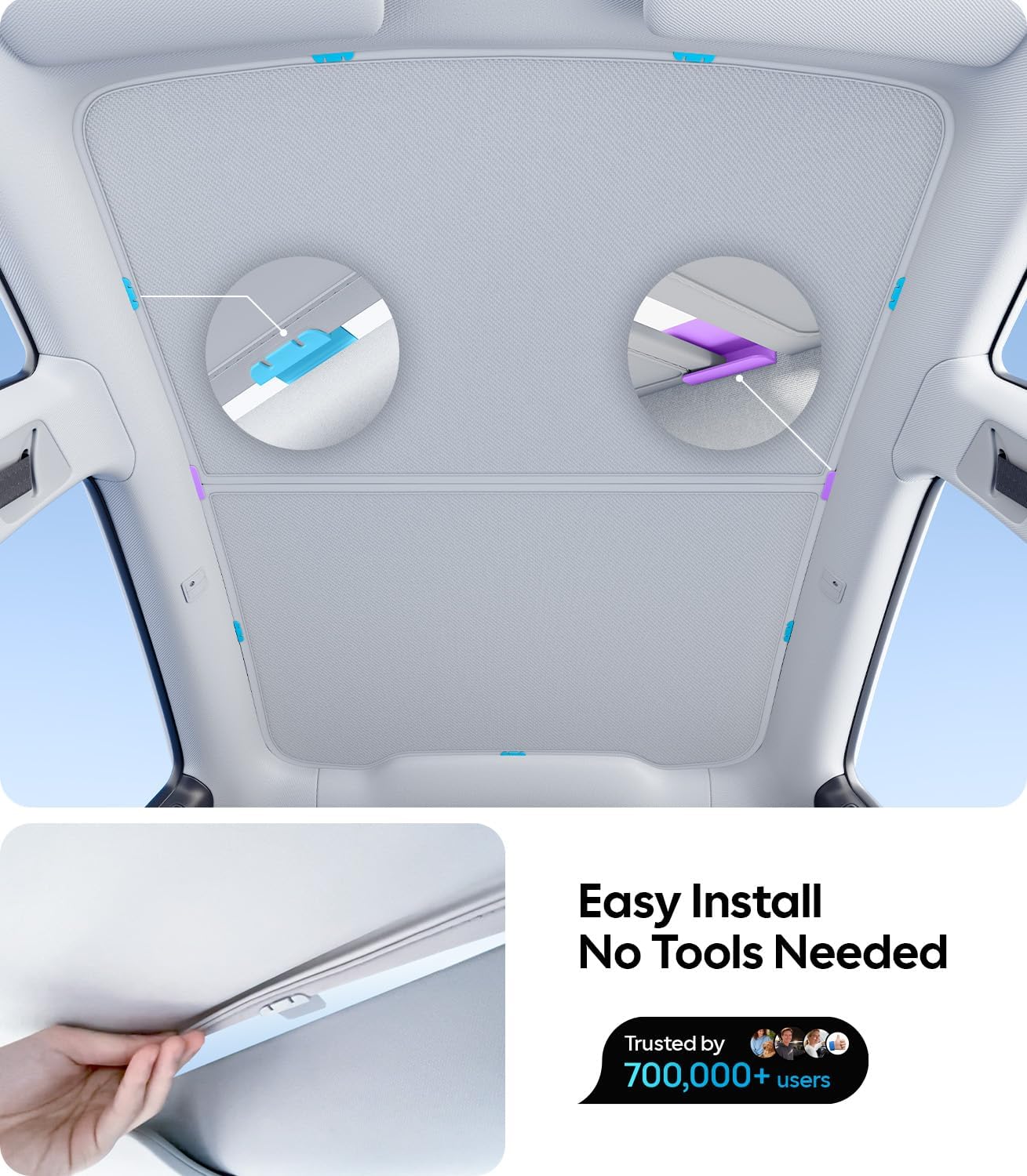 Thumbnail 4 de Wigoo 2025 Tesla Model Y sunshade 3rd-gen