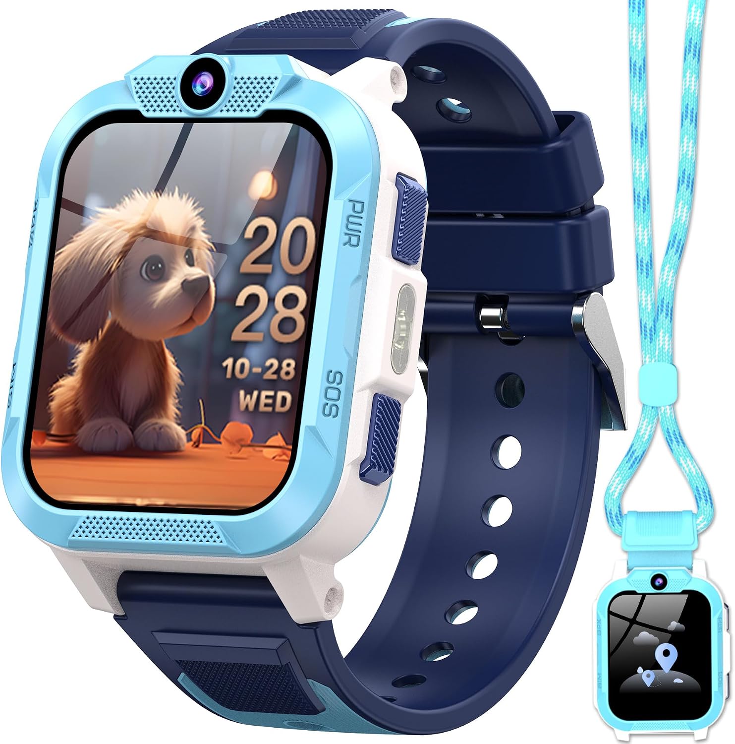 Detalle de IOWODO Smartwatch Bambini 4G con Videochiamata HD e GPS: sicurezza e divertimento per i più piccoli