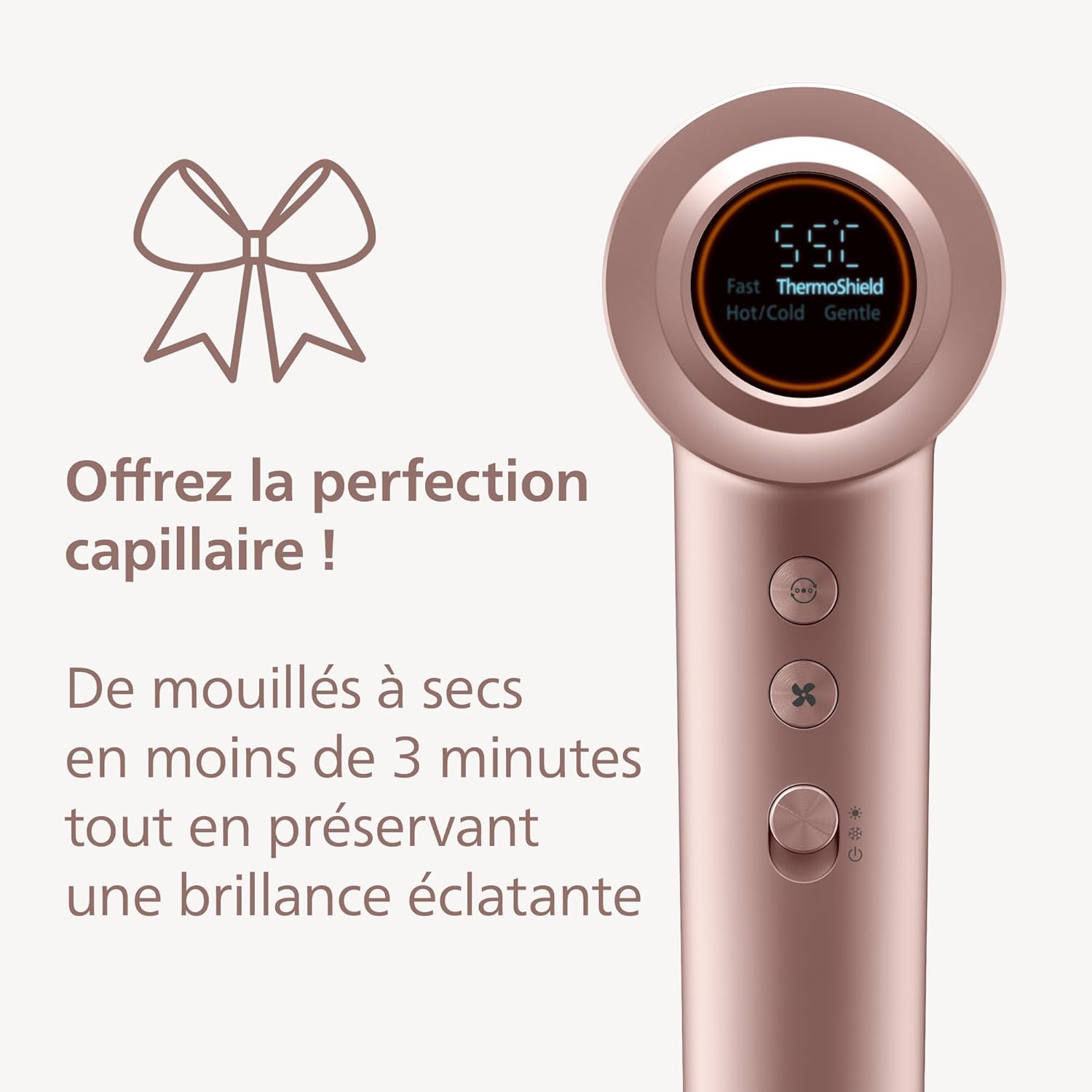 Thumbnail 2 de Philips Sèche-cheveux Série 8000 BHD837/10: rapidité et soin du cuir chevelu avec ThermoShield Advanced