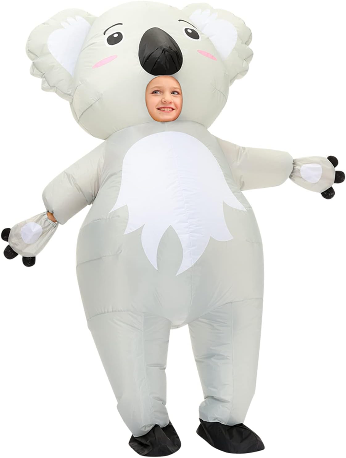 Detalle de Arokibui Inflatable Koala Costume for Kids, Fan-Inflated Polyester