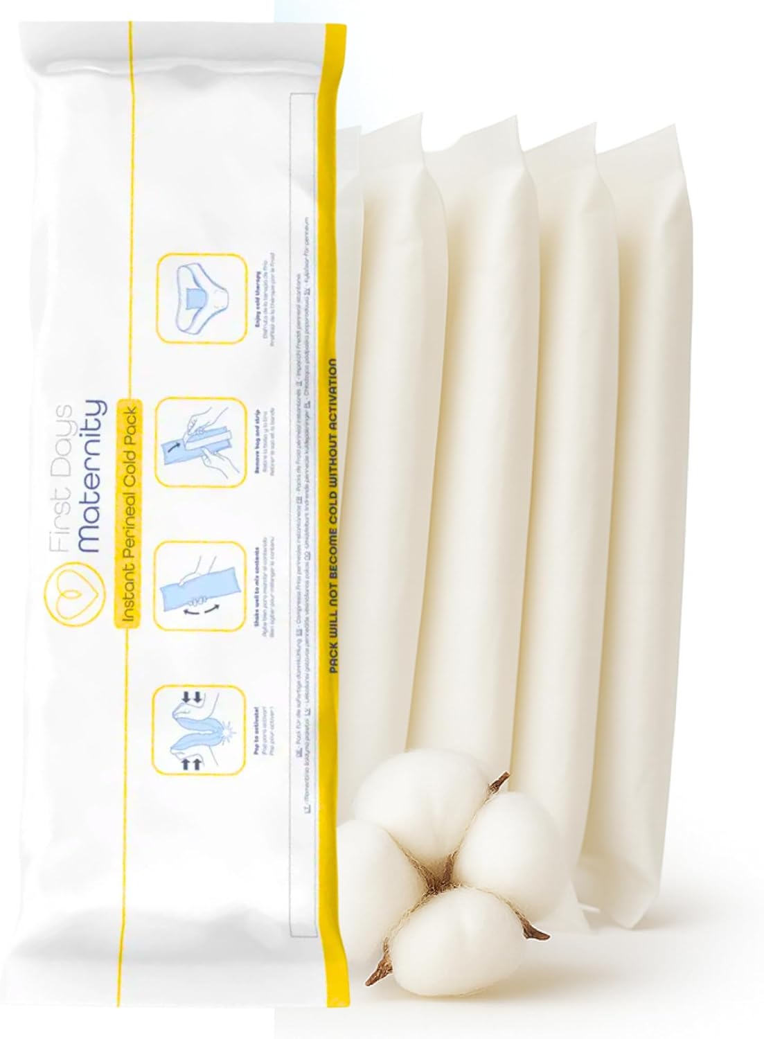 Detalle de First Days Maternity Instant Perineal Cold Packs – Pack of 6