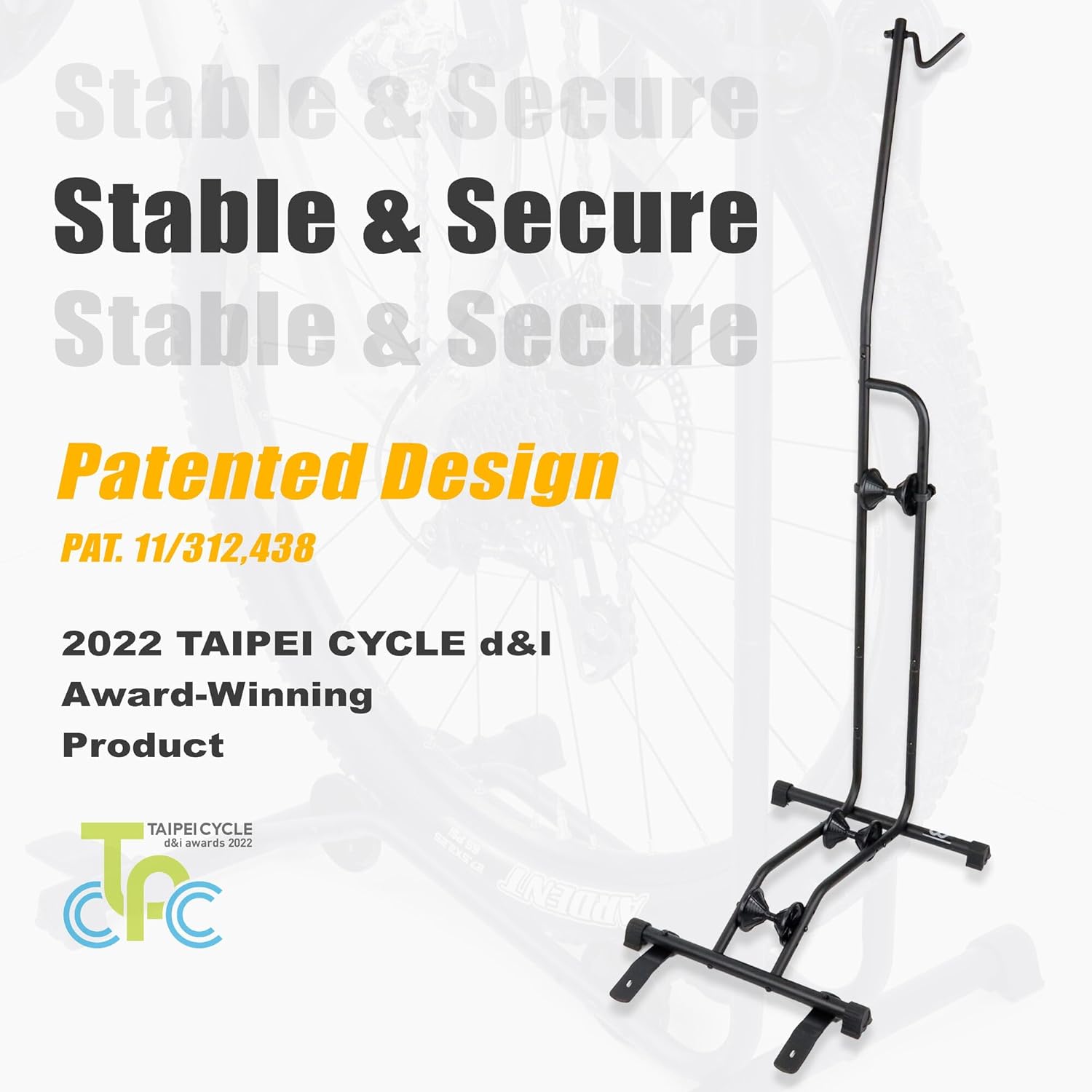 Detalle de CyclingDeal Upright Bike Stand for 29" Wheels