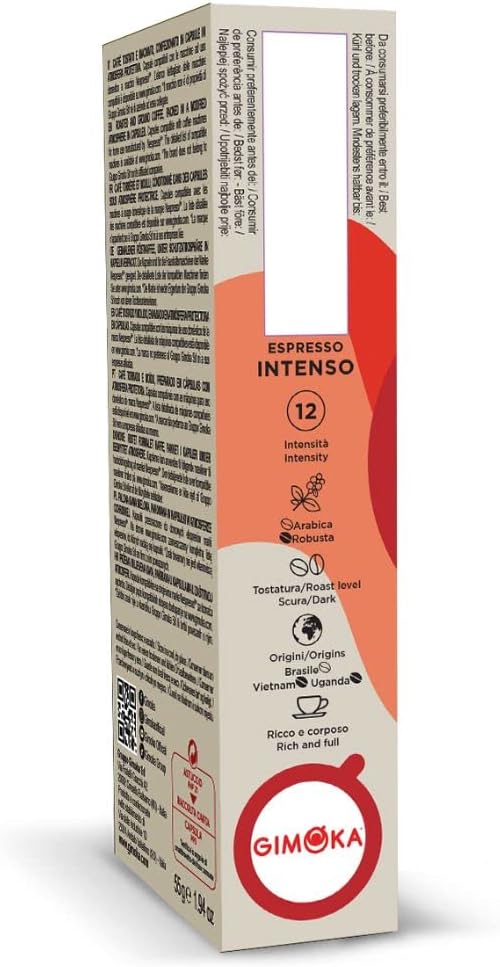 Thumbnail 4 de Gimoka Nespresso Compatible Coffee Capsules – Intenso, 100 Pods (10 x 10)