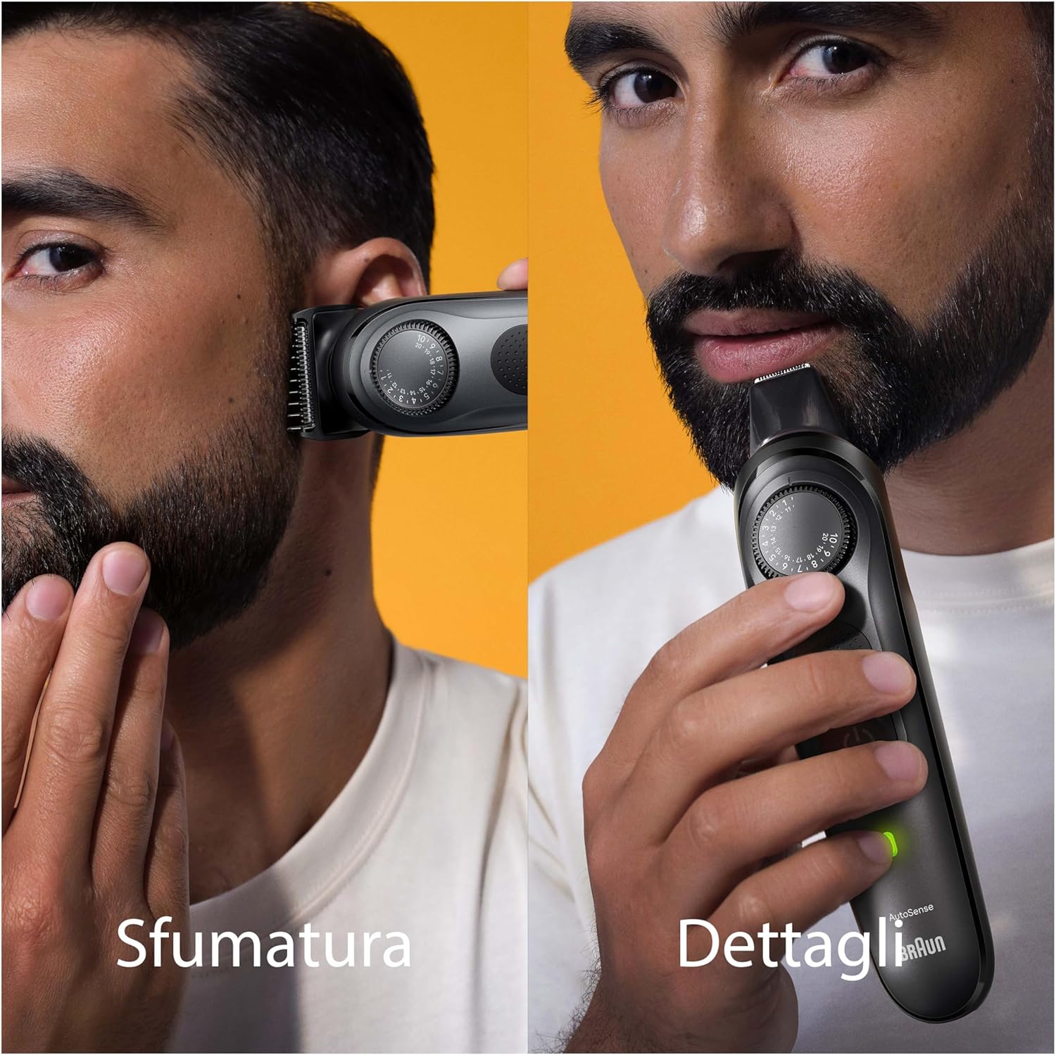 Detalle 2 de Braun Series 7 regolabarba uomo e rasoio elettrico BT7441 Nero con ProBlade e 40 lunghezze