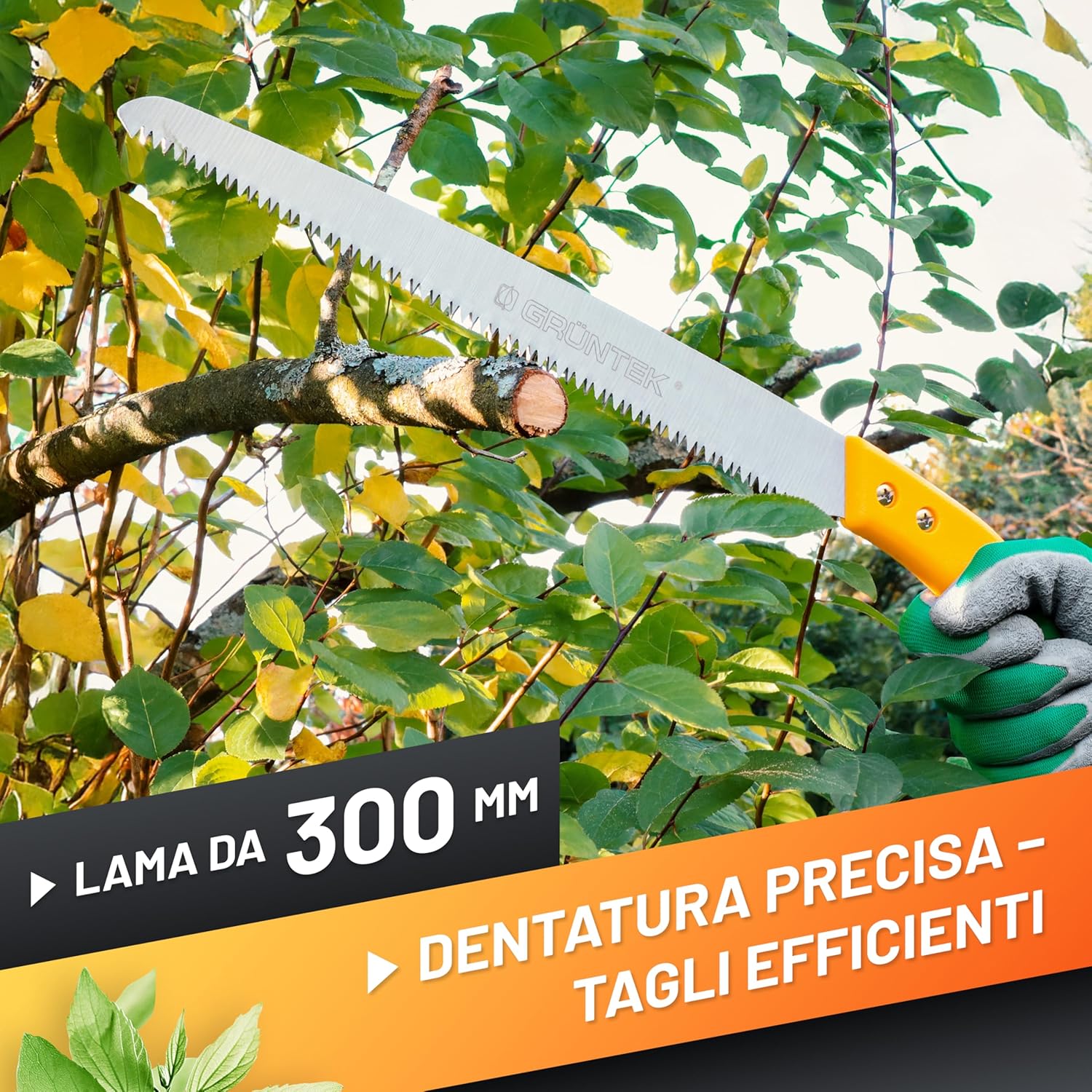 Thumbnail 4 de GRÜNTEK Seghetto per legno e potatura 300 mm 🪚
