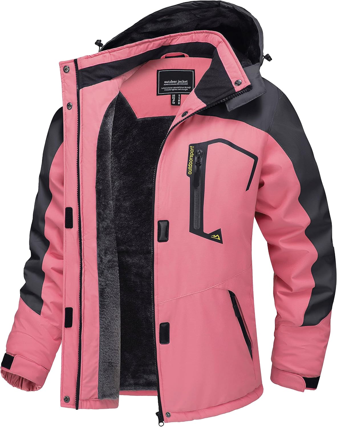 Thumbnail 4 de TACVASEN Damen Übergangsjacke Warm Gefüttert