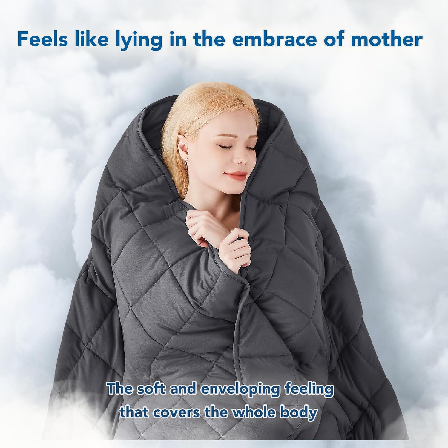 Detalle de Topcee Weighted Blanket 20 lbs