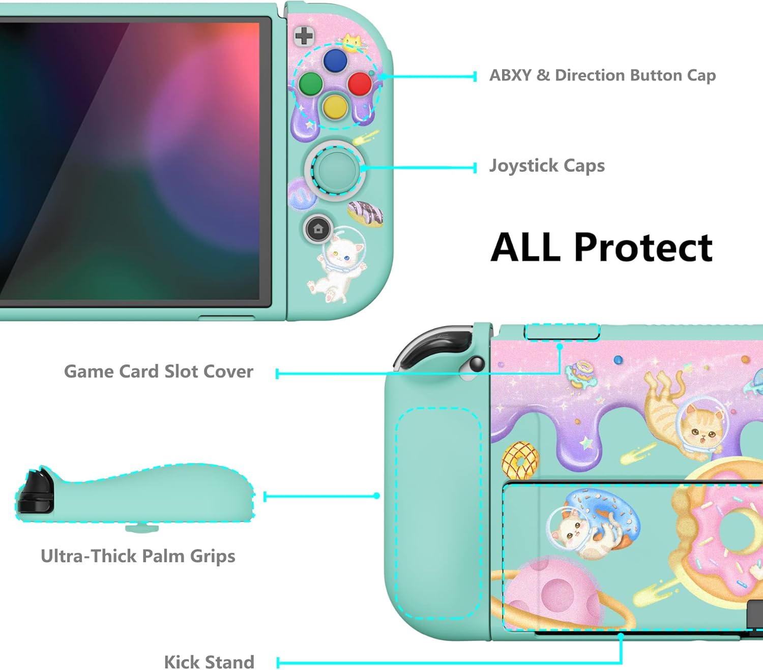 Thumbnail 4 de PlayVital ZealProtect case for Switch OLED