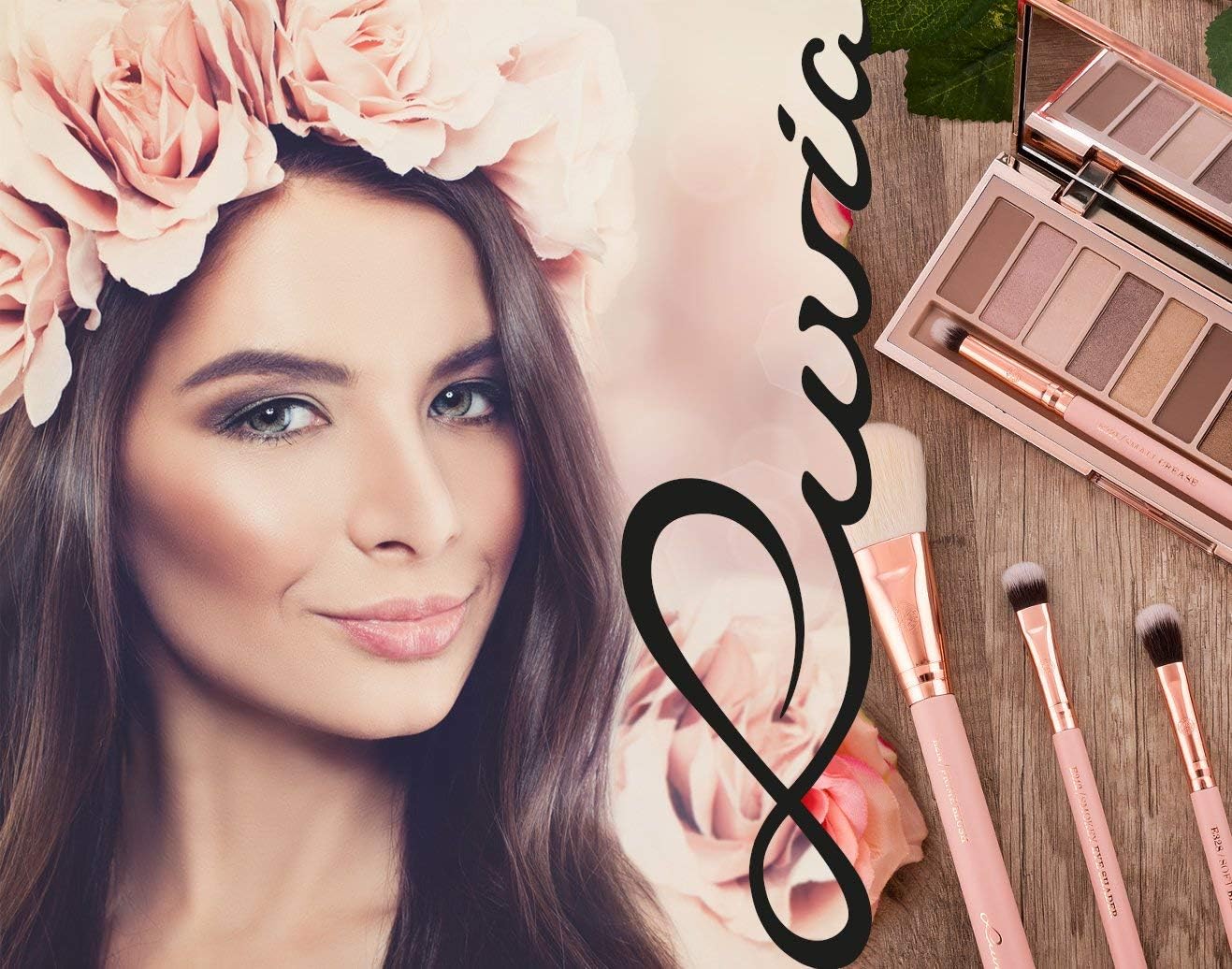 Detalle 2 de Luvia Cosmetics Essential Brushes – Rose Golden Vintage, 14 pędzli syntetycznych
