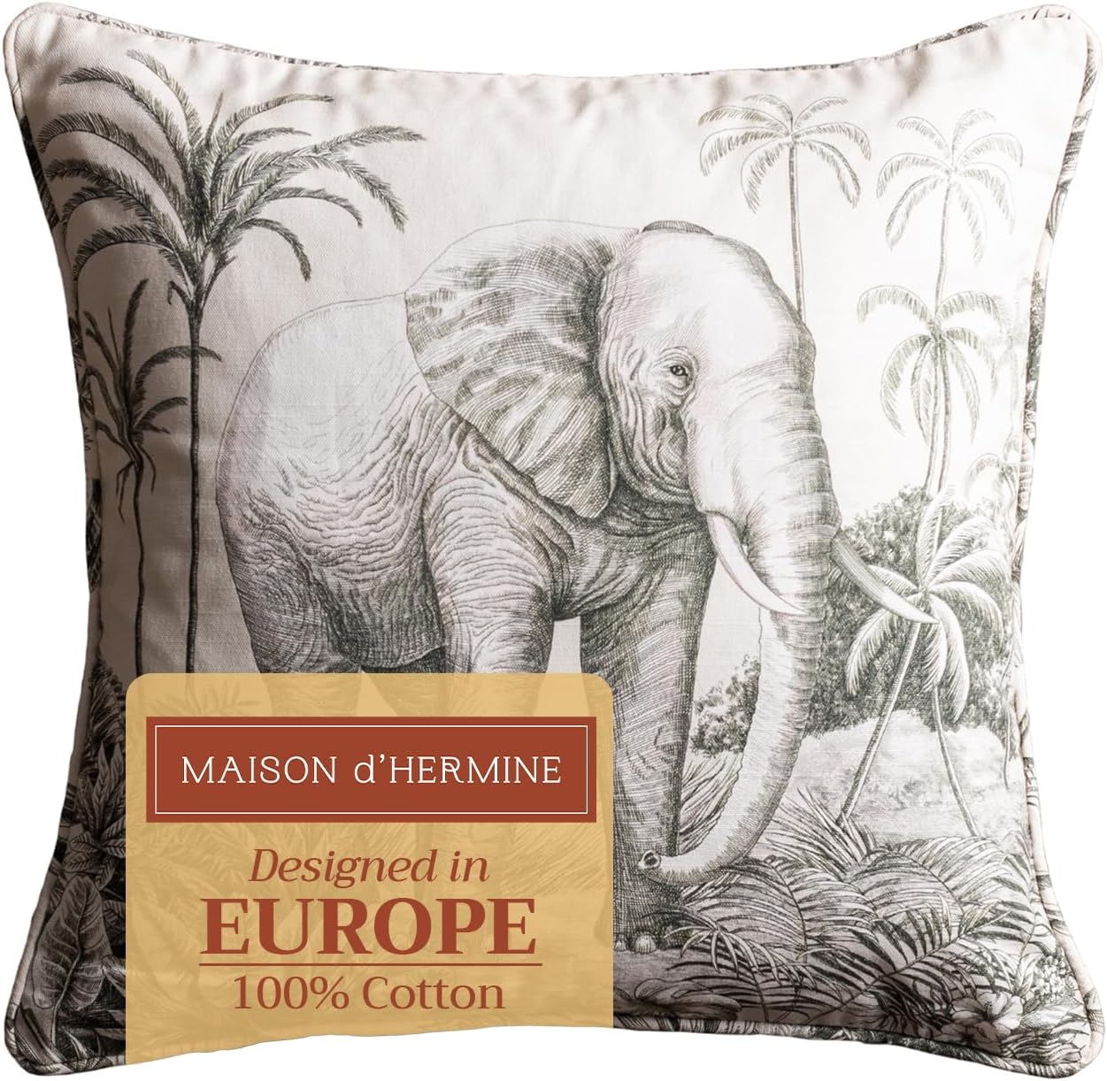 Detalle de Maison d'Hermine Pillow Cover 18" x 18