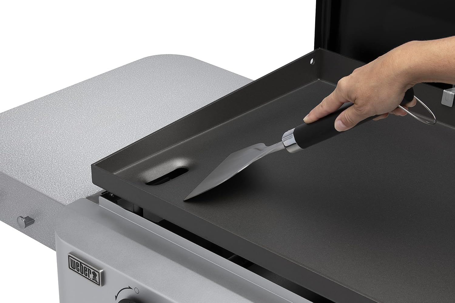 Detalle 2 de Weber 6777 3-delige plancha-startset met spatel, schraper en knijpfles