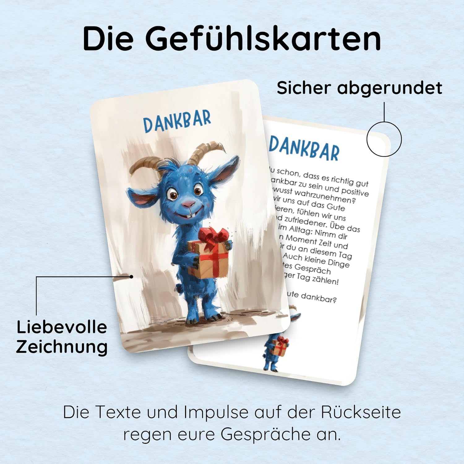 Detalle de Gefühlskarten für Kinder 50er-Set