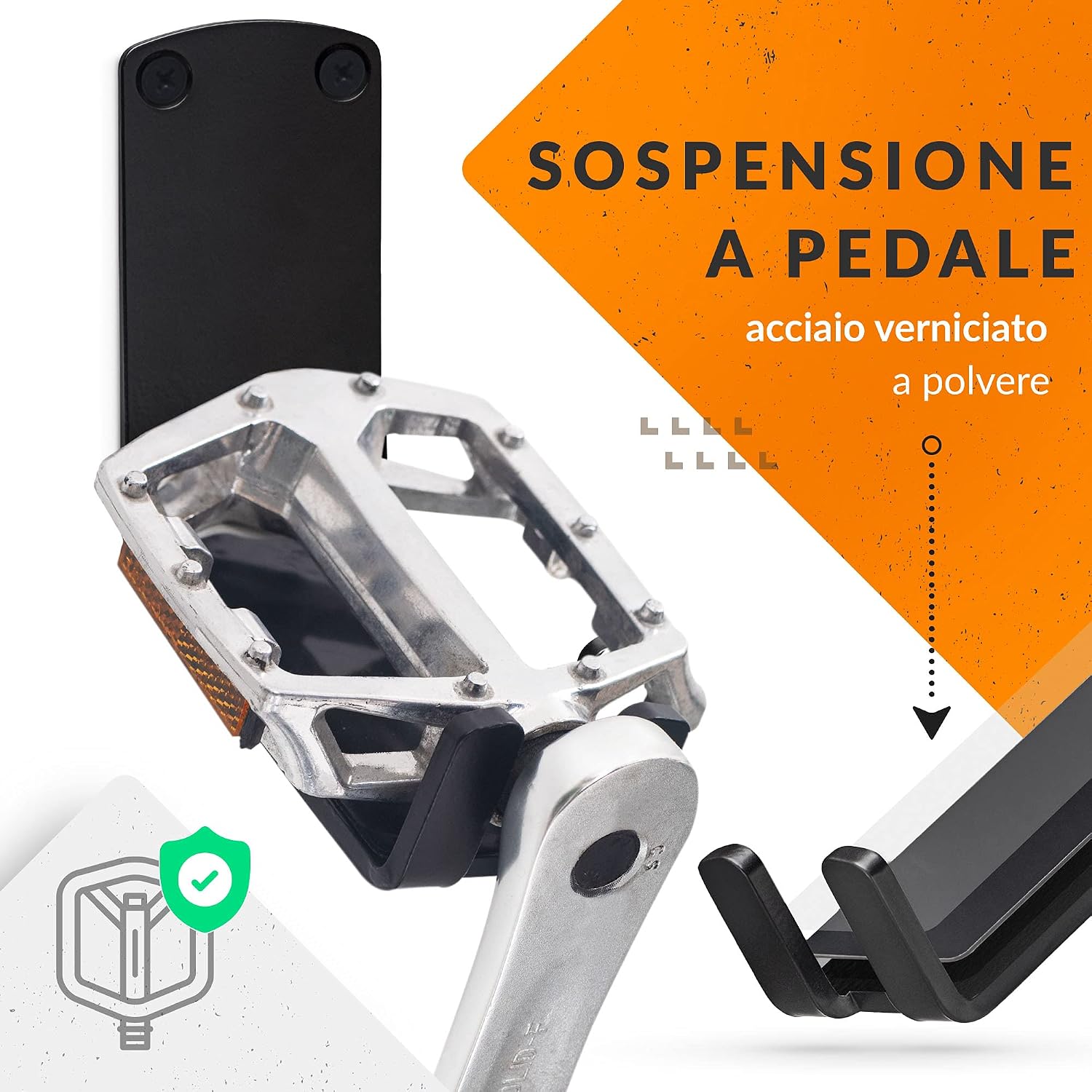 Thumbnail 4 de Upgrade4cars Appendi Bici da Muro 50 kg