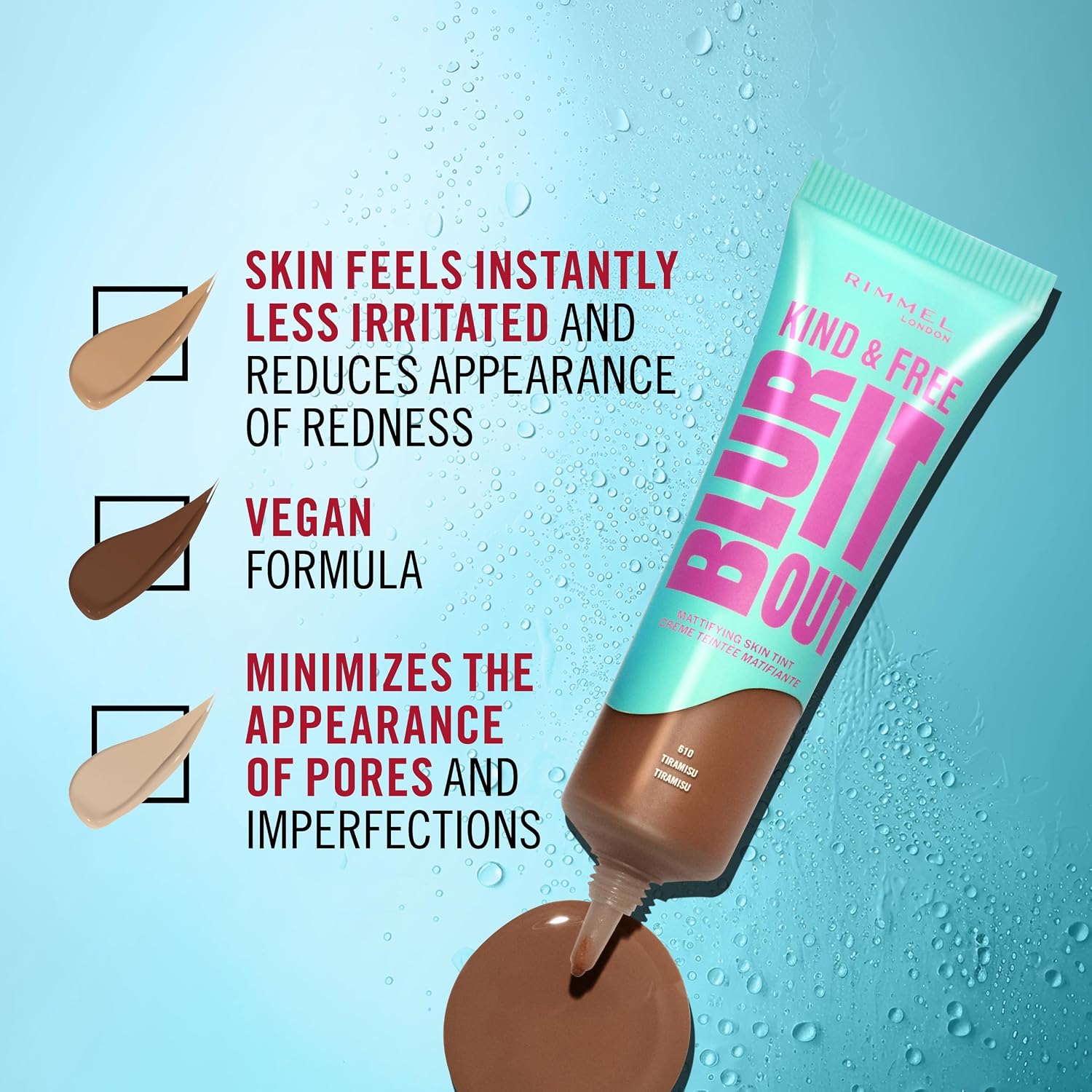 Thumbnail 3 de Rimmel Kind & Free BLUR IT OUT 30 ml