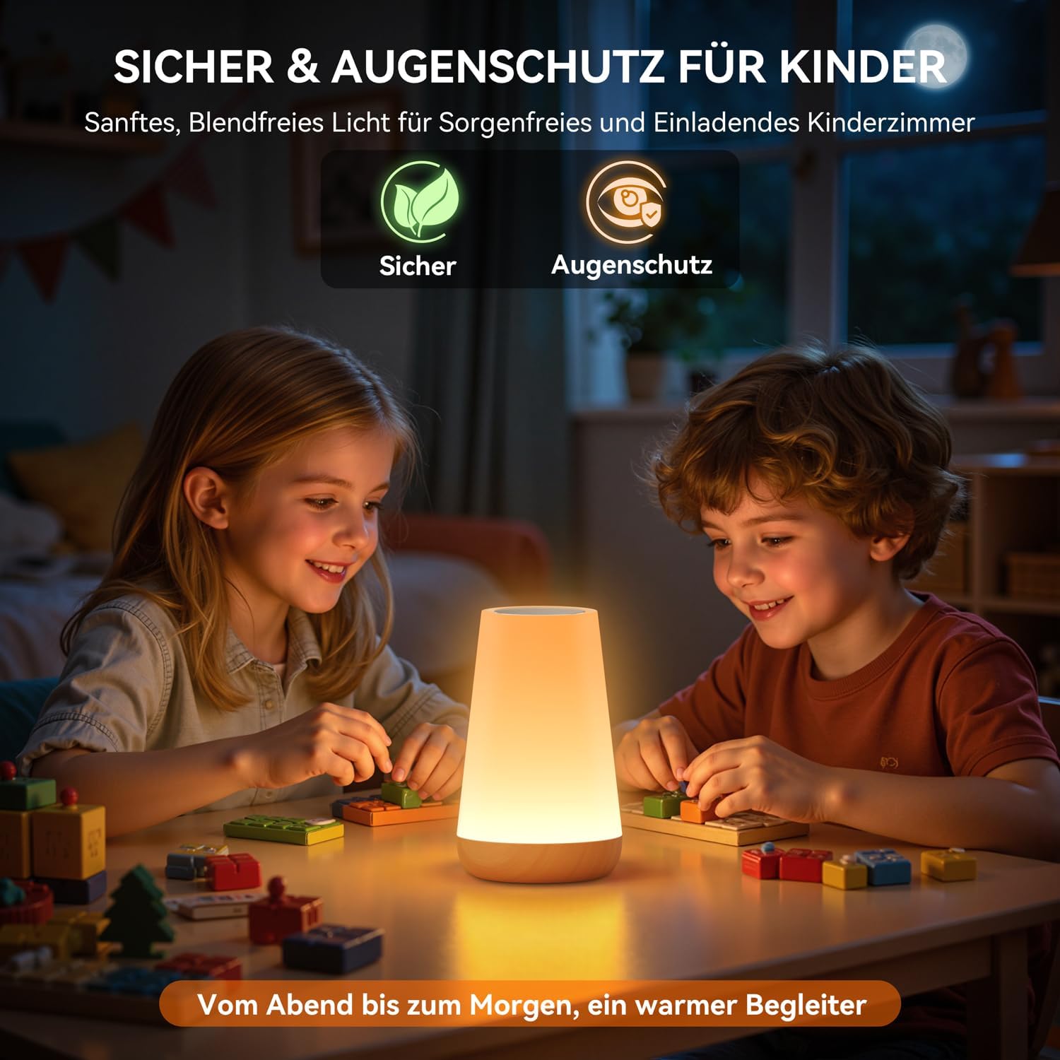 Thumbnail 6 de Auxmir Nachttischlampe 2500mAh RGB 5 Modi