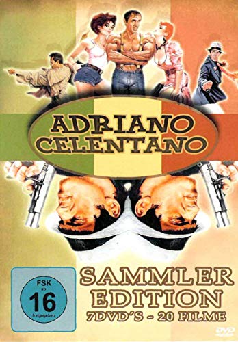 Detalle de Adriano Celentano – SUPER-SAMMLERBOX mit 20 FILMKLASSIKER (7 DVDs) – Crest Movies