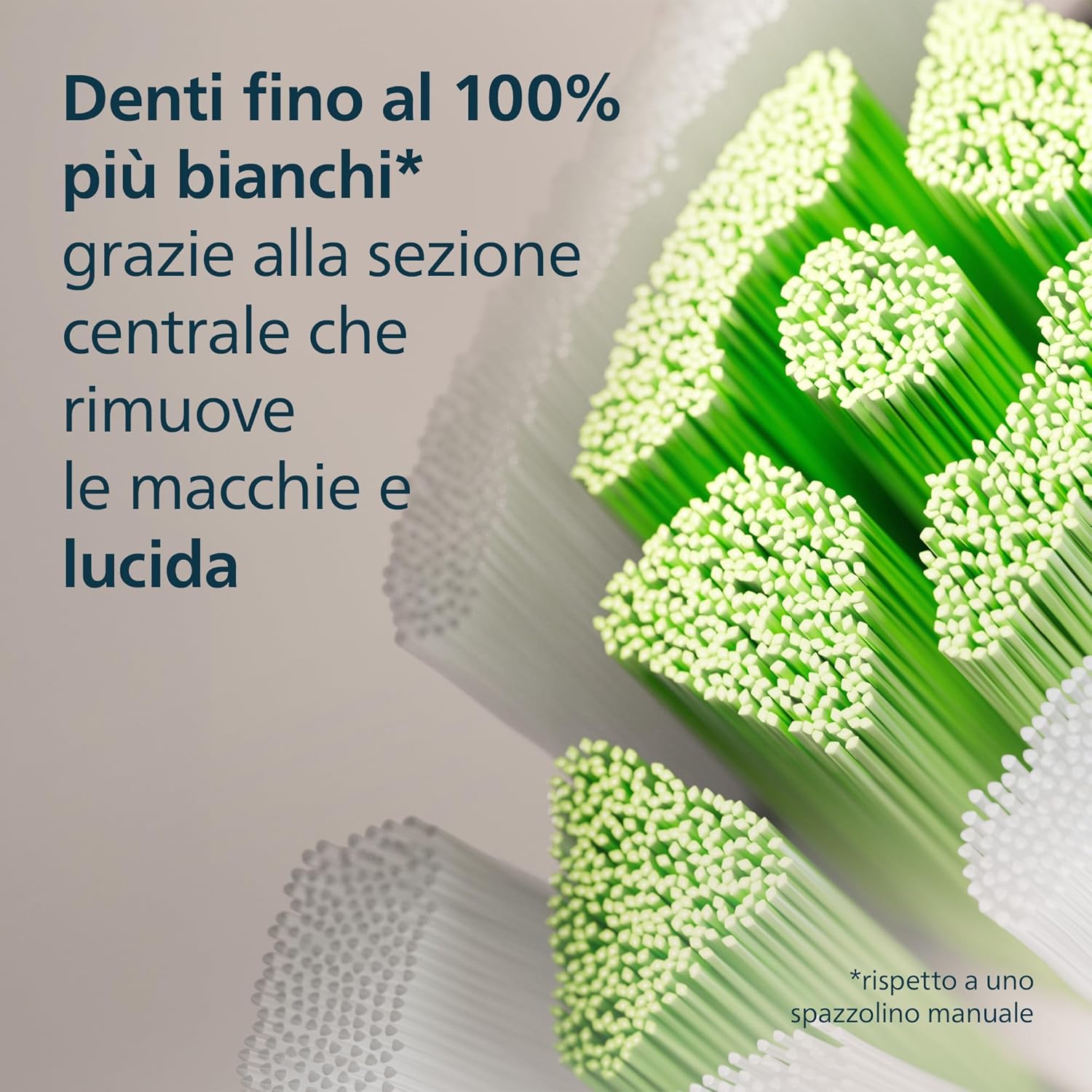 Detalle de PHILIPS Sonicare W2 Optimal White – set 8 testine di ricambio originali (HX6068/87), bianco