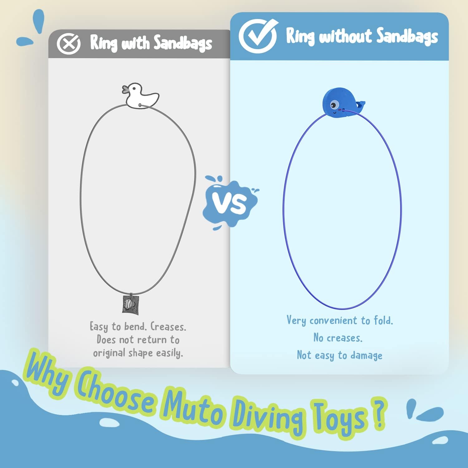 Thumbnail 3 de DAUXONE Diving Toys Set (27 Pieces) for Kids 3–12 with Swim-Thru Rings, Dive Sticks & Dive Characters