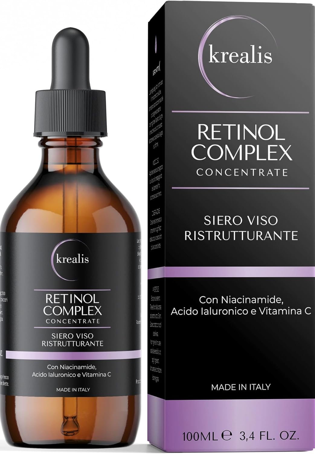 Detalle de Retinolo Viso Completo 100 ml — Siero antirughe e antimacchia