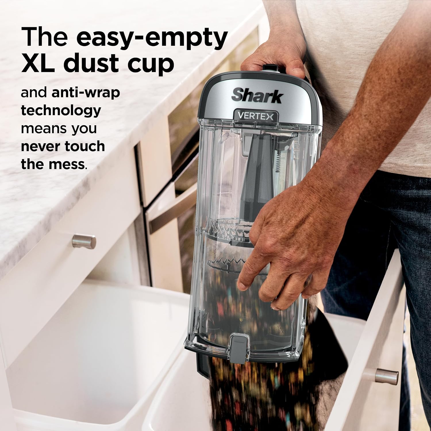 Thumbnail 6 de Shark Vertex AZ2001AMZ Upright Vacuum with DuoClean PowerFins, Powered Lift-Away, and Self-Cleaning Brushroll