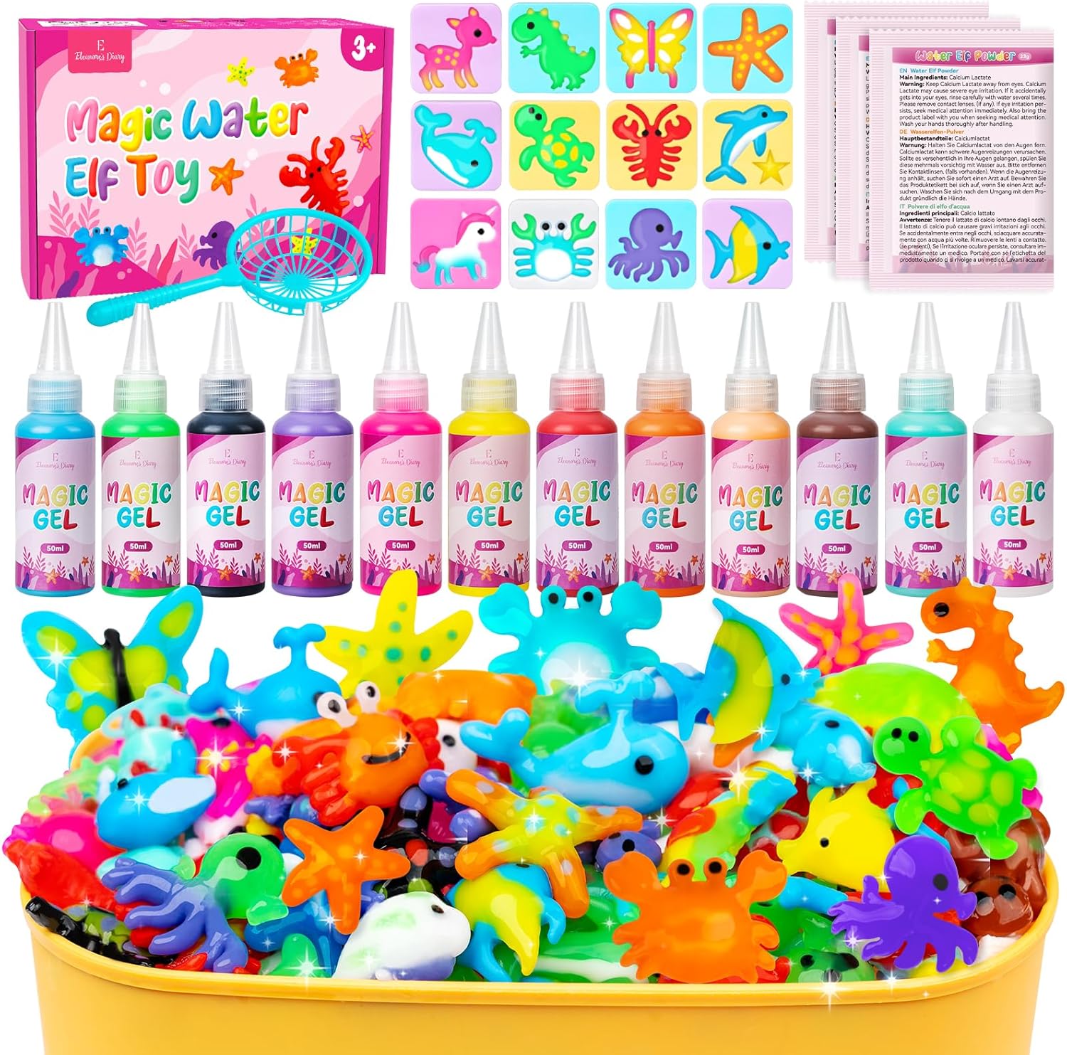 Aqua Gelz Creative Set 🌊 Geles Mágicos y Formas para Niños