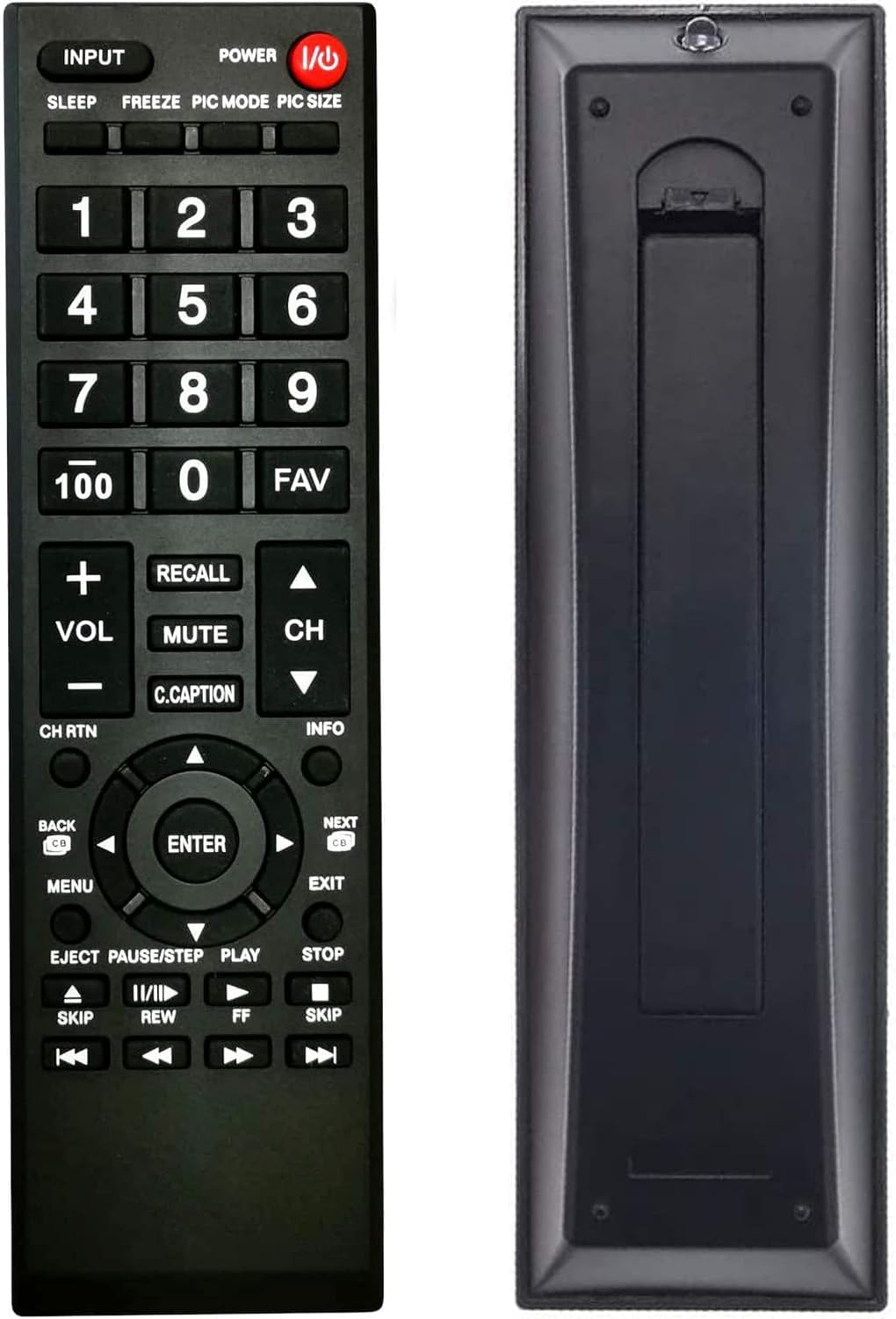 Detalle de Universal Remote Control for Toshiba TV (CT-90325/CT-90326 era) – All-Toshiba LCD/LED HDTVs