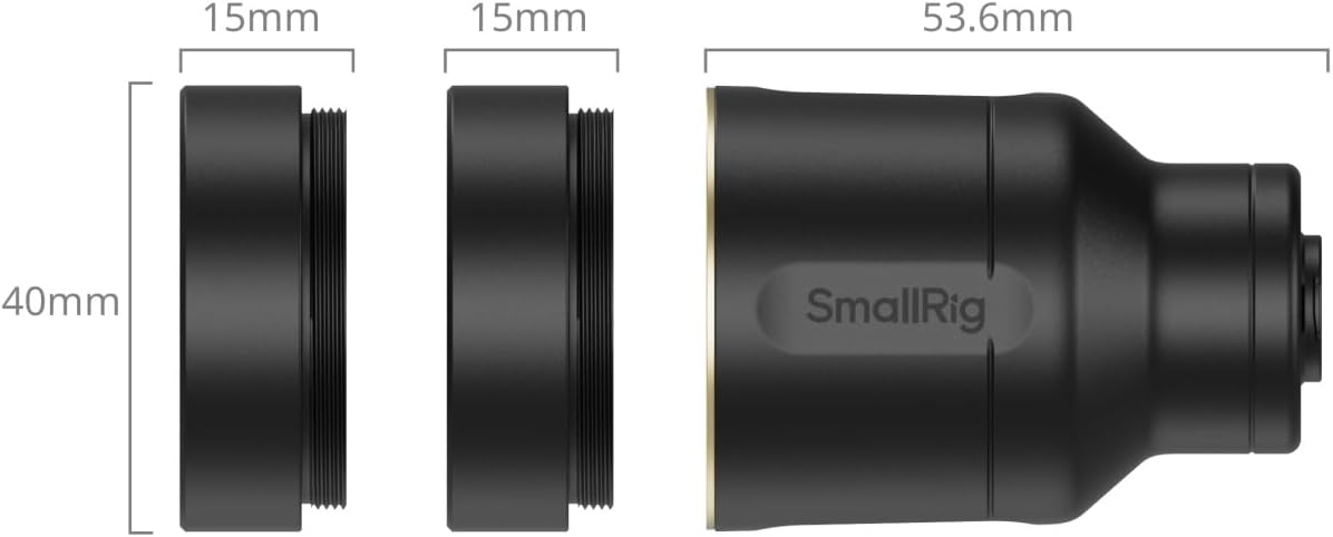 Thumbnail 4 de SmallRig T-Mount-5334 Teleobiettivo 2x + kit macro per iPhone 17/16/15 Pro Max