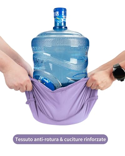 Thumbnail 3 de ECOHUB 5 Pezzi Organizer Valigia Compressione – Set di packing cubes viola chiaro