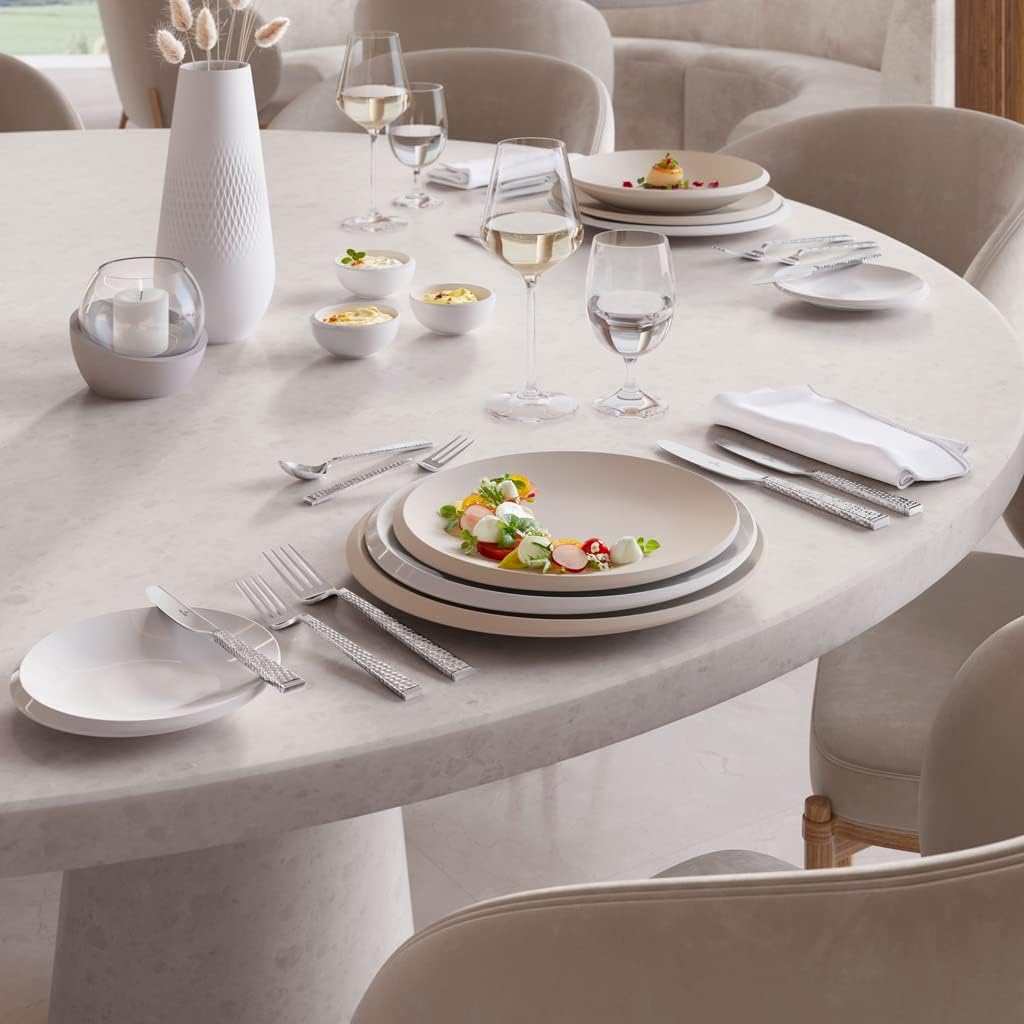 Detalle de Villeroy & Boch La Divina Weißweinkelch-Set 4-teilig – Kristallglas, spülmaschinenfest, 380 ml