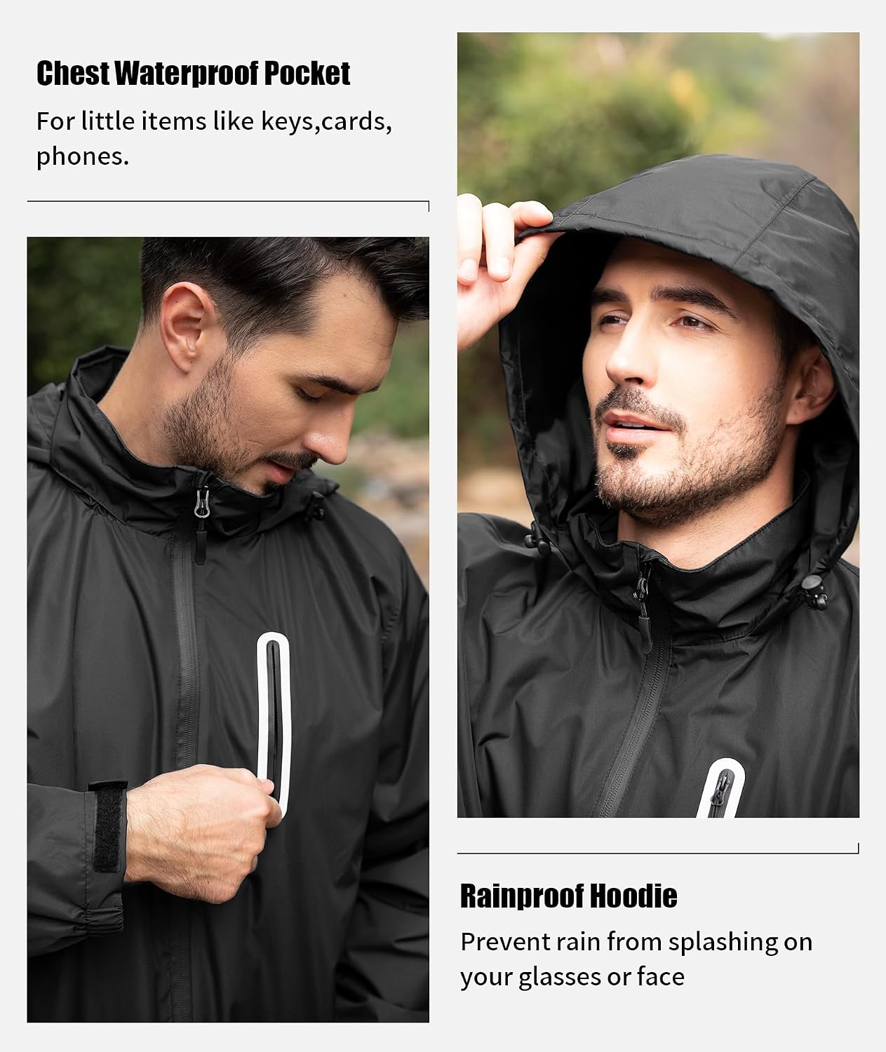 Detalle 2 de SWISSWELL Men's Golf Rain Suit, S-5XL