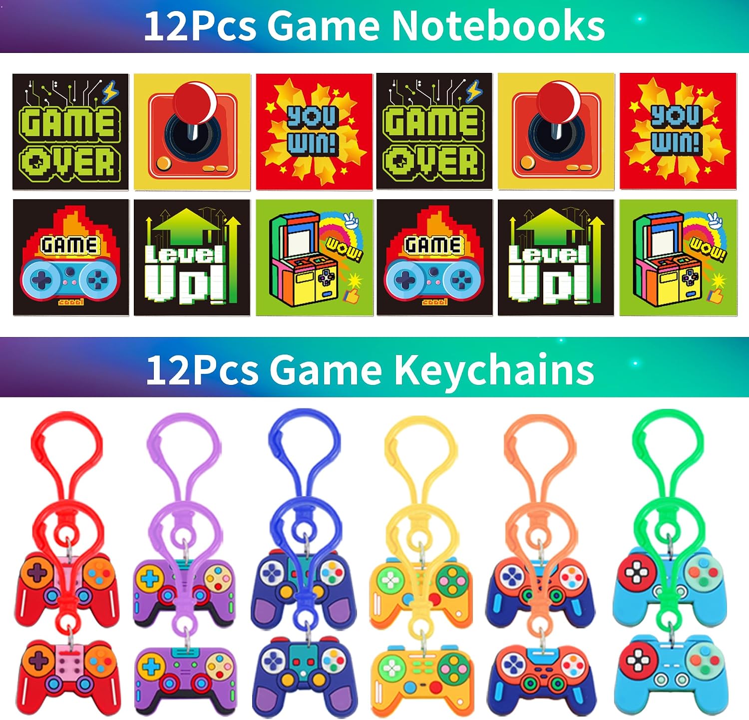 Thumbnail 4 de PLOUGVI 320PCS Video Game Party Favors Kit