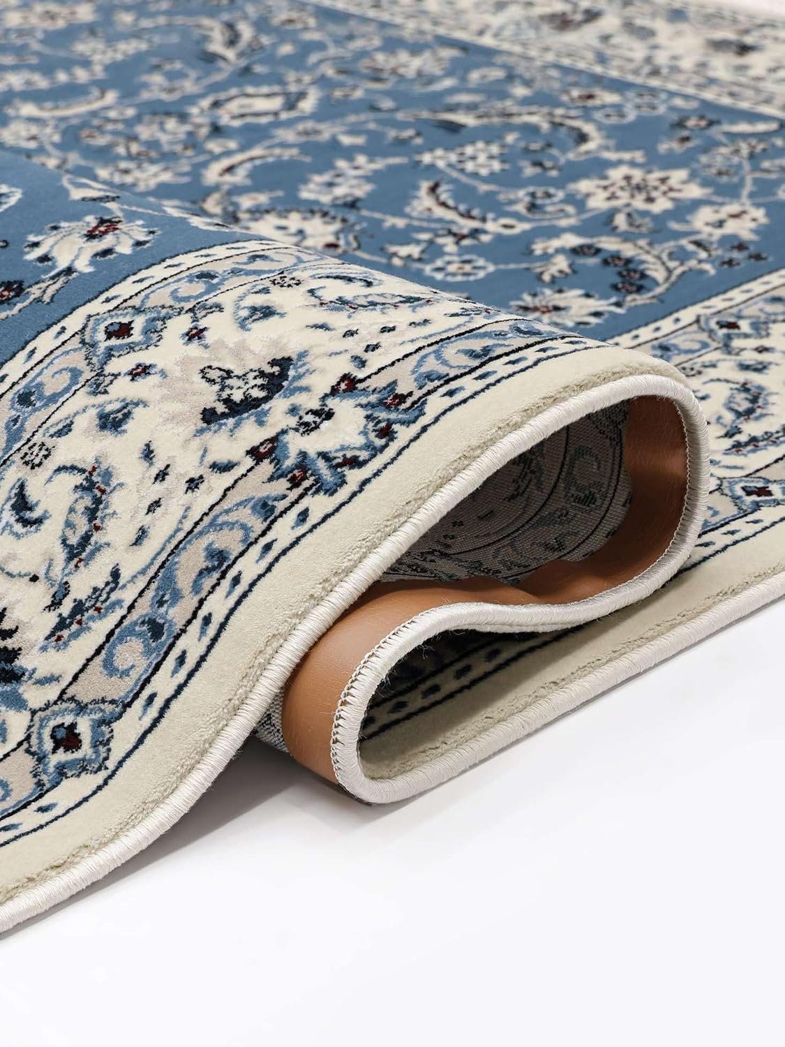 Detalle de RugVista Nain Florentine Rug, 160 x 230 cm, Light Blue, Medium Pile