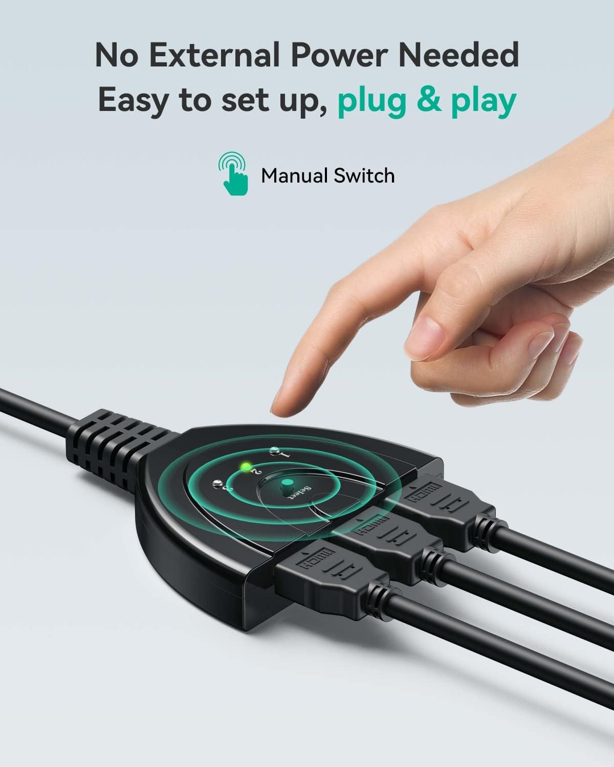 Thumbnail 3 de GANA HDMI Switch 3 in 1 per TV 1080p 📺