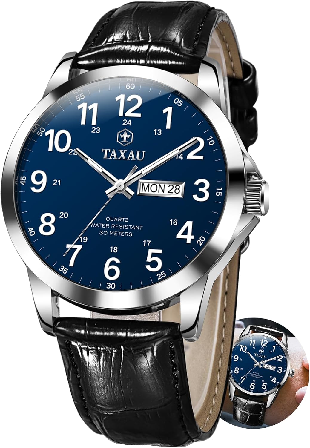 Detalle de Taxau Wasserdicht Herrenuhr Gentleman