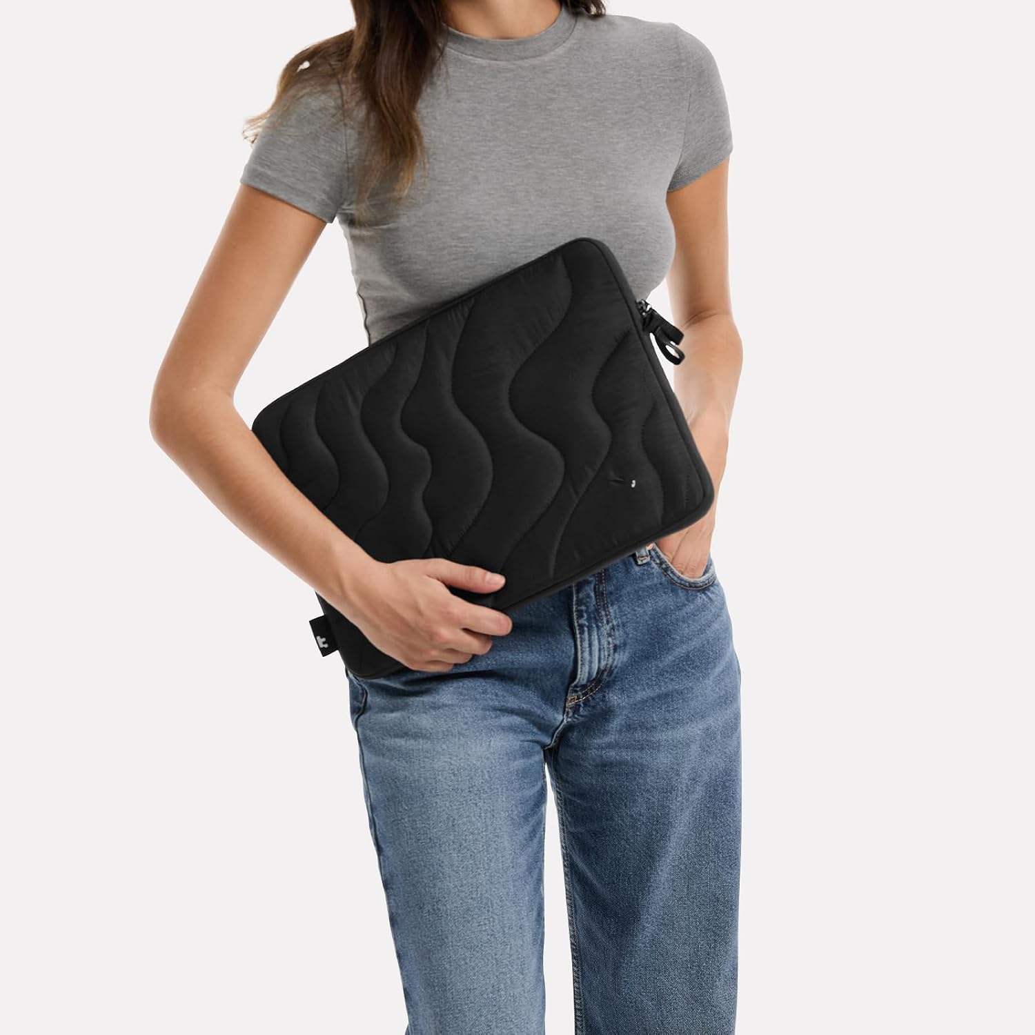 Thumbnail 6 de tomtoc Terra-A27 gesteppte Laptop-Tasche für 15 Zoll (u. a. MacBook Air 15, Surface Laptop 7/6/5/4)