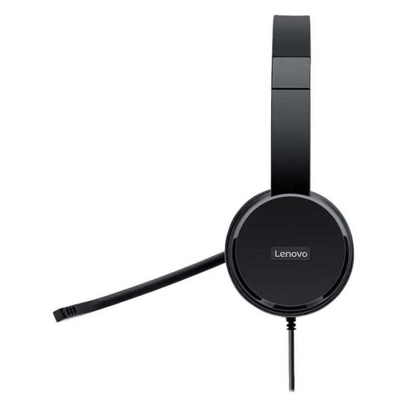 Thumbnail 2 de Lenovo 100 Mono Auricular USB Negro: cómodo, práctico y orientado a llamadas VoIP
