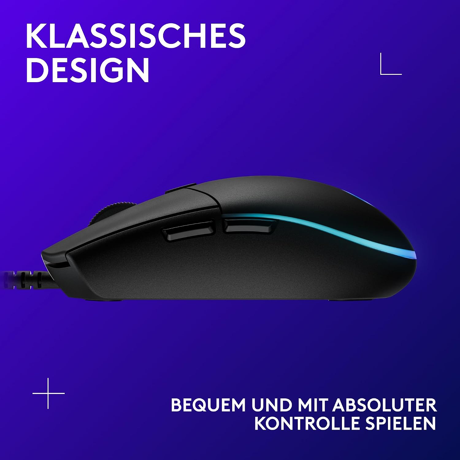 Thumbnail 6 de Logitech G G203 Gaming-Maus mit LIGHTSYNC RGB, 6 programmierbaren Tasten und 8.000-DPI-Sensor (schwarz)
