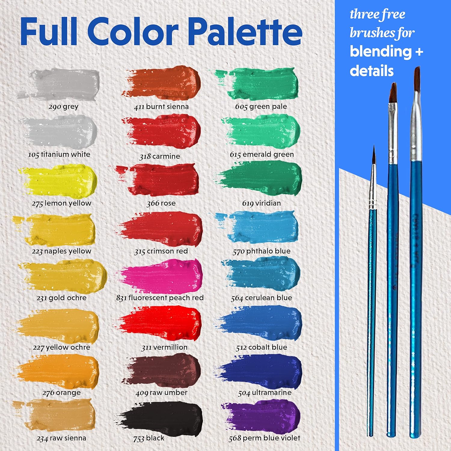 Thumbnail 4 de Crafts 4 ALL Acrylic Paint Set (24 acrylic paints) with non-toxic, vibrant colours