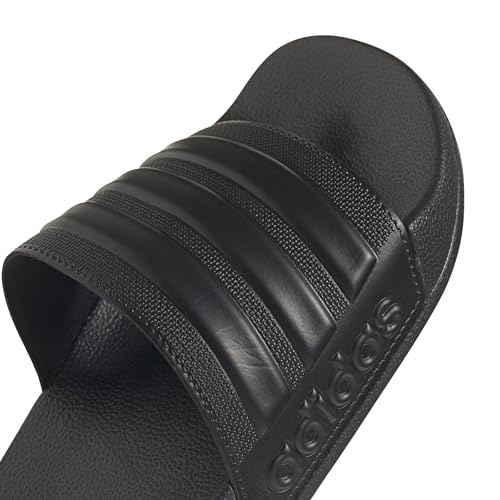 Thumbnail 8 de adidas Adilette Shower Slides (Core Black) — chanclas unisex con plantilla moldeada