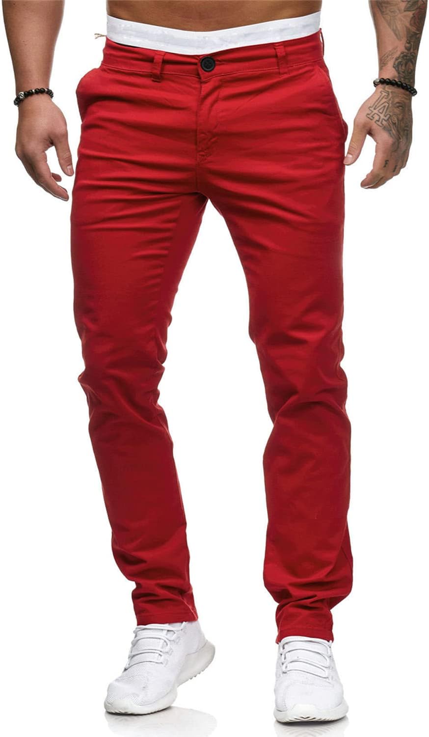 Thumbnail 2 de Mens Chinos Slim Fit Stretch 98% Cotton