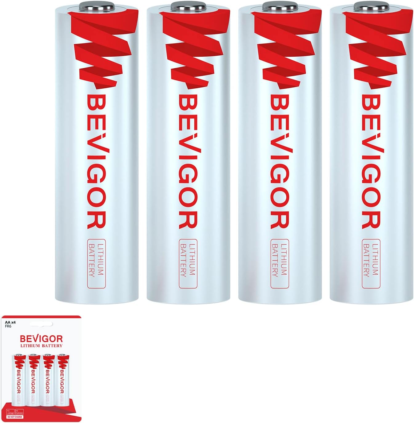 Detalle de BEVIGOR AA Lithium Batteries