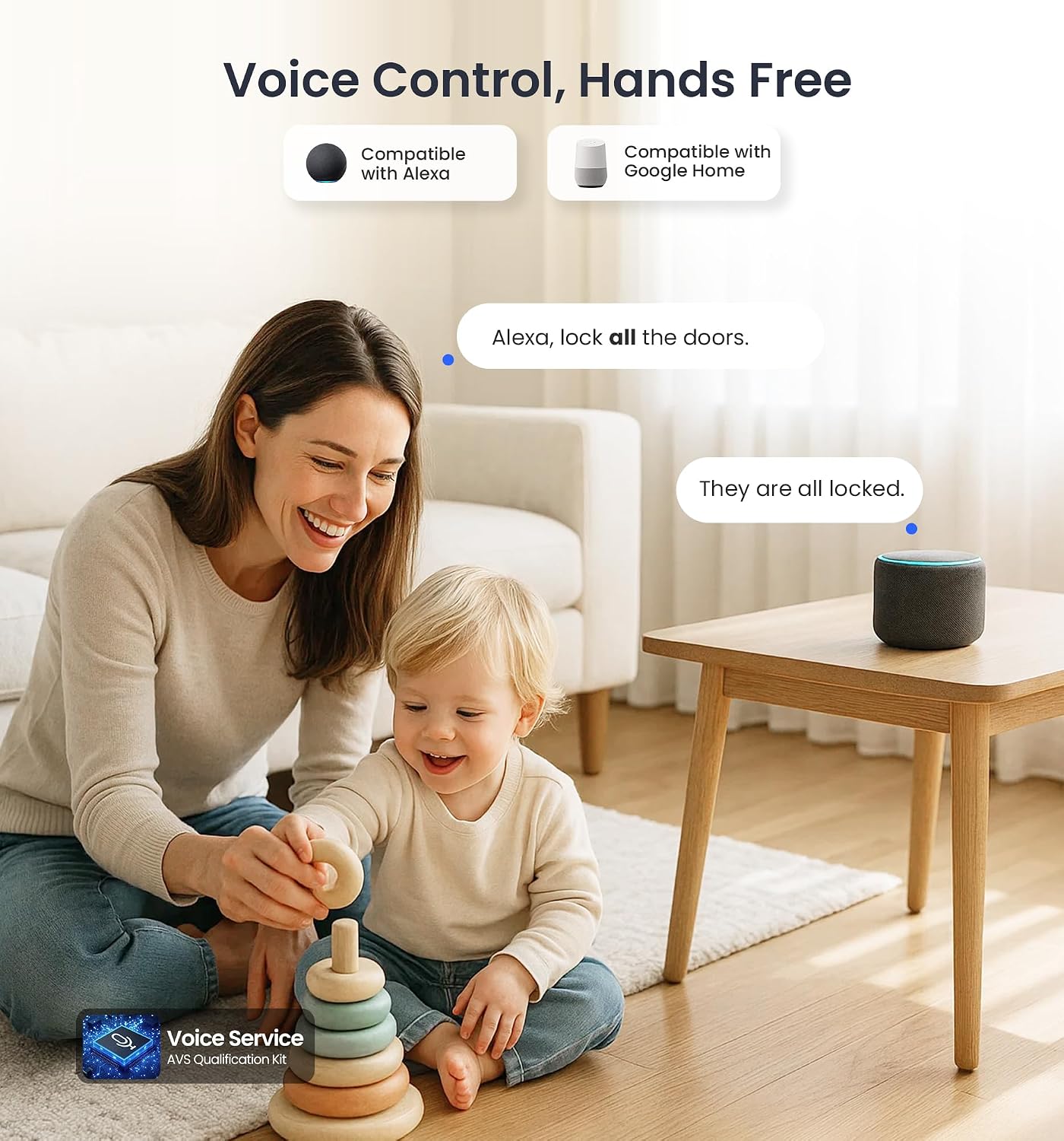 Detalle 2 de Veise Wi-Fi smart deadbolt, VE017G-H