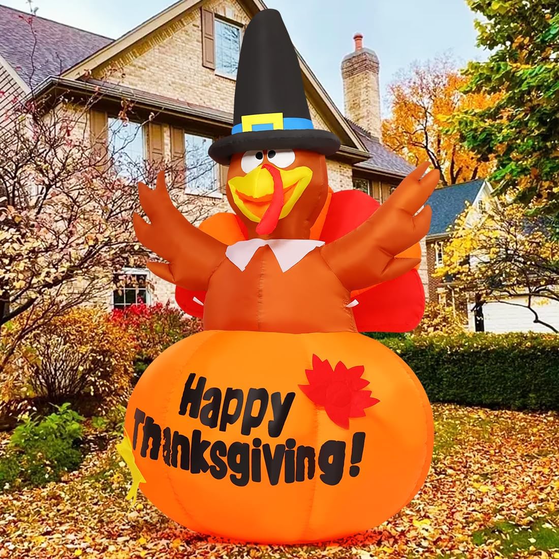 Thumbnail 1 de GOOSH Thanksgiving inflatable turkey, 6 ft