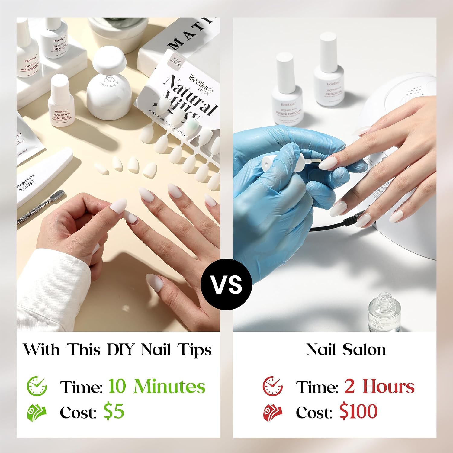 Thumbnail 6 de Beetles Enchanted Aurora Cat Eye Press On Nails (Gel Polish) — Medium Almond, 7 Colors, 16 Sizes, 224 Pieces