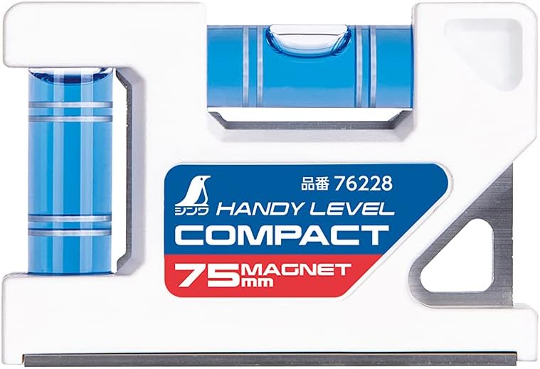 Thumbnail 2 de シンワ測定 76227 コンパクトハンディレベル 75mm・2管式・マグネットなし